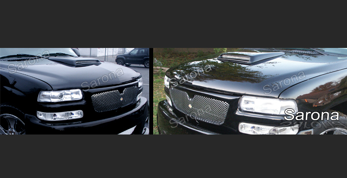 Custom GMC Yukon Denali Hood Scoop  SUV/SAV/Crossover (2002 - 2006) - $225.00 (Manufacturer Sarona, Part #GM-002-HS)